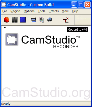 CamStudio - программа для записи видео с экрана (английская)